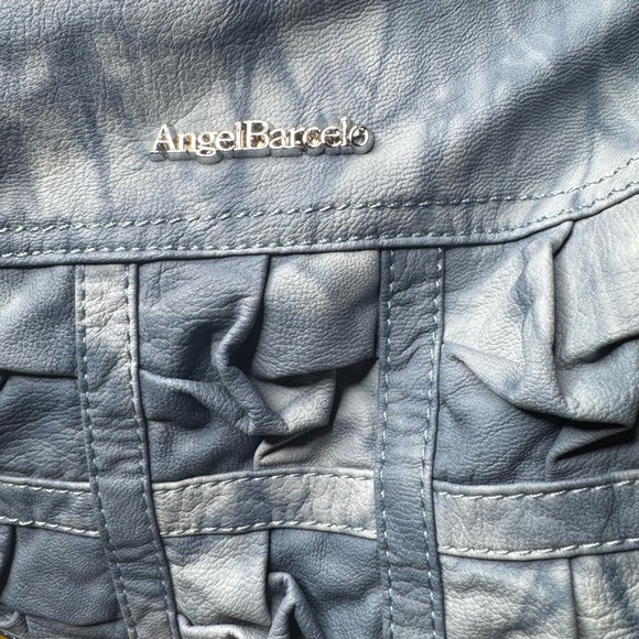 Angel Barcelo Blue Shoulder Bag - Picture 11 of 13